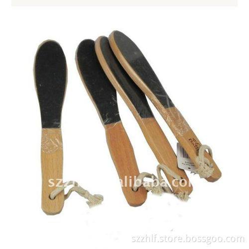 wooden sandpaper foot file